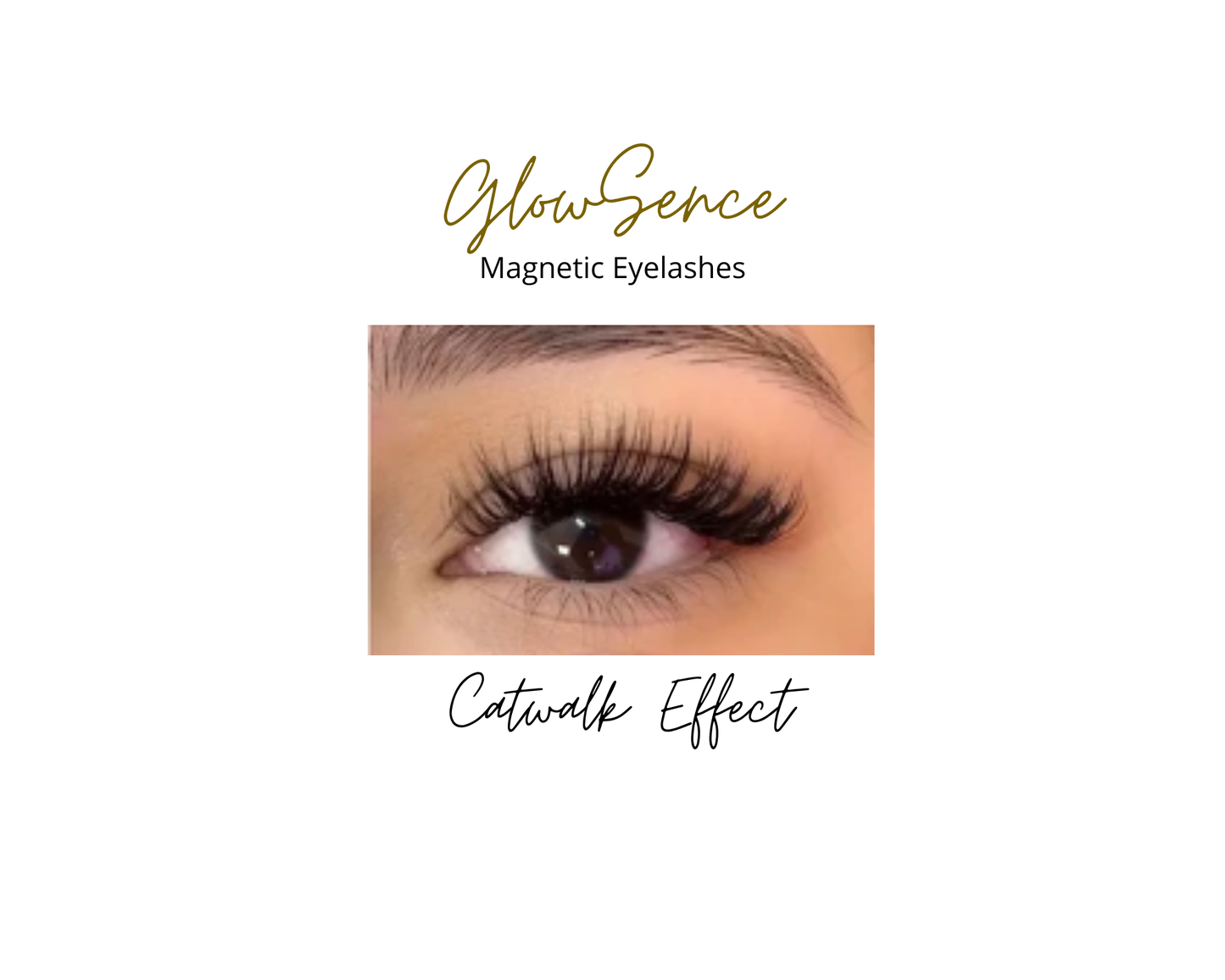 “GlowSence Magnetic Eyelashes – Natural Elegance.”