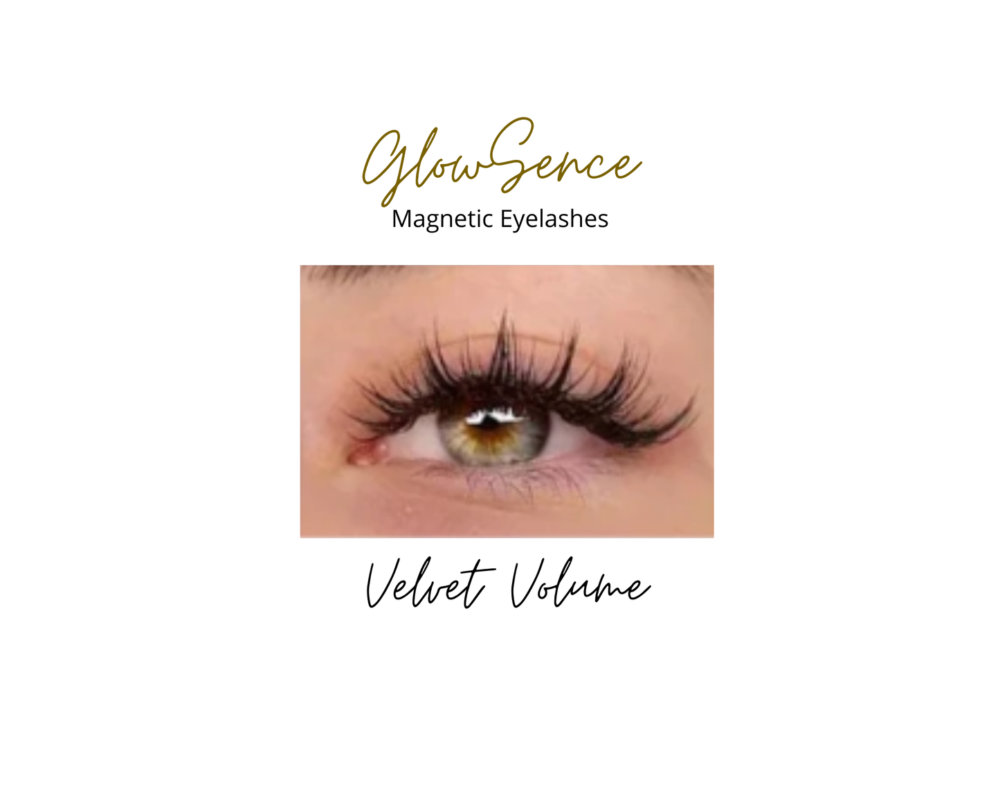 “GlowSence Magnetic Eyelashes – Natural Elegance.”