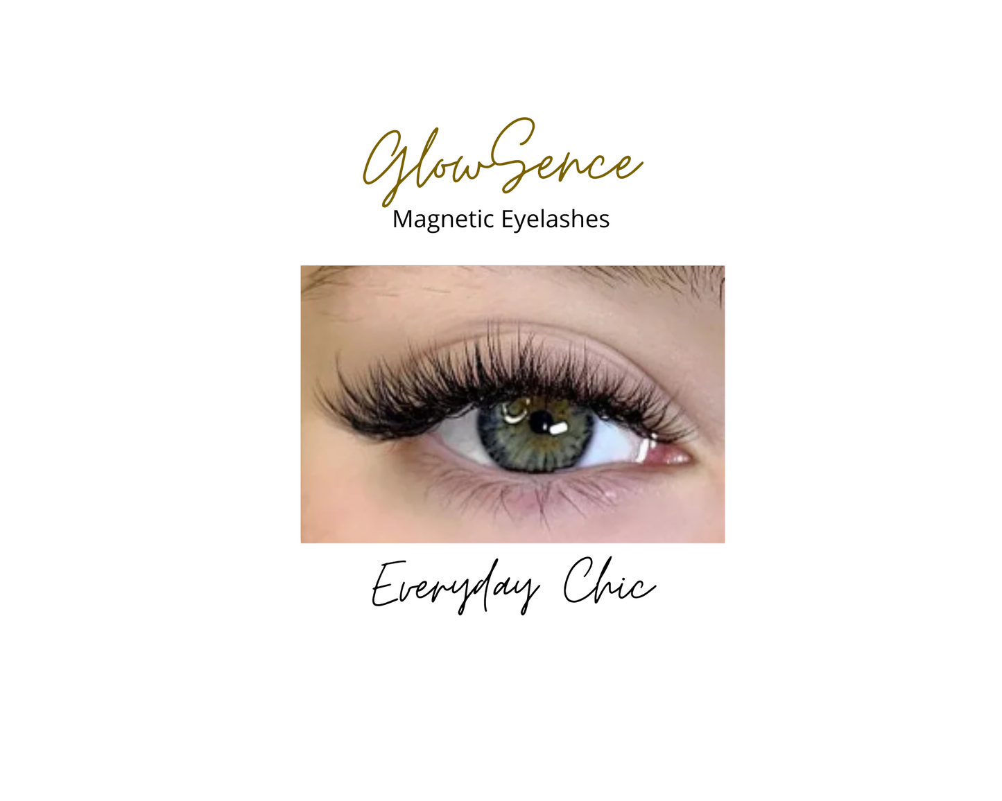 “GlowSence Magnetic Eyelashes – Natural Elegance.”