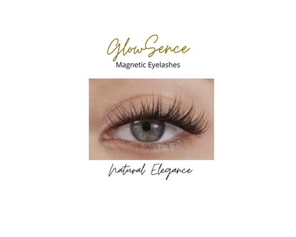 “GlowSence Magnetic Eyelashes – Natural Elegance.”