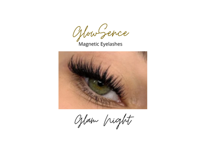“GlowSence Magnetic Eyelashes – Natural Elegance.”
